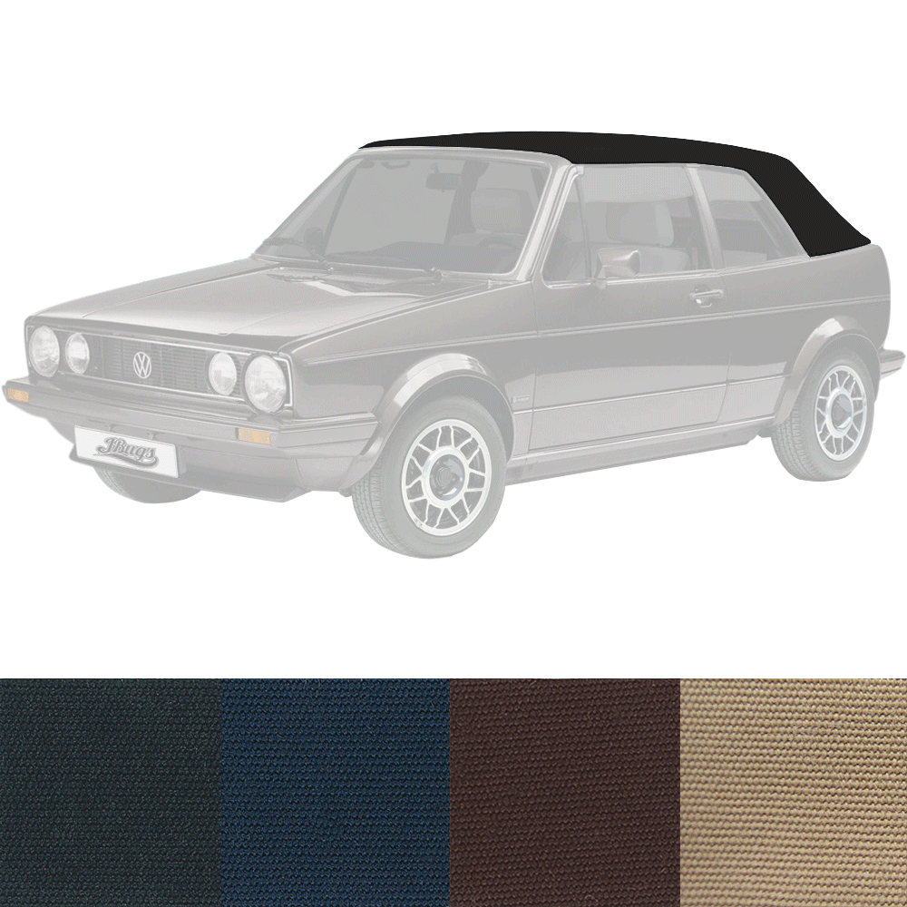 VW Convertible Top - Stayfast Canvas - 1980-1993 Rabbit - Cabriolet