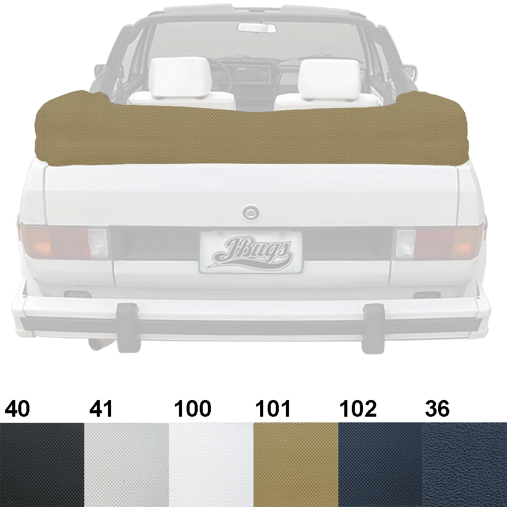 1980-81 VW Rabbit Cabriolet Convertible Top Boot - Color Vinyls