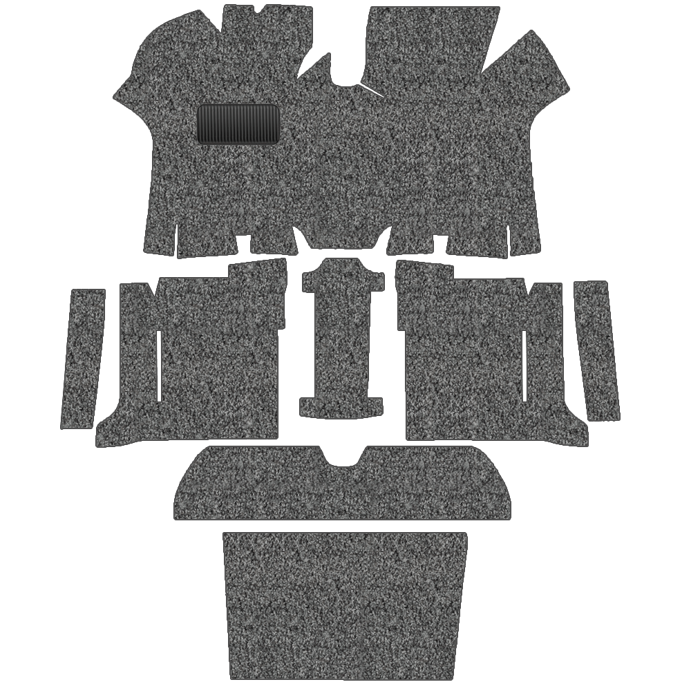 1980-1993 VW Cabriolet/Rabbit Convertible Carpet Kit - 8 Pieces - Loop ...