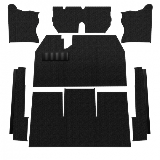 1969-QSIK - 1969 Beetle Interior Kit - Black - Quick Ship