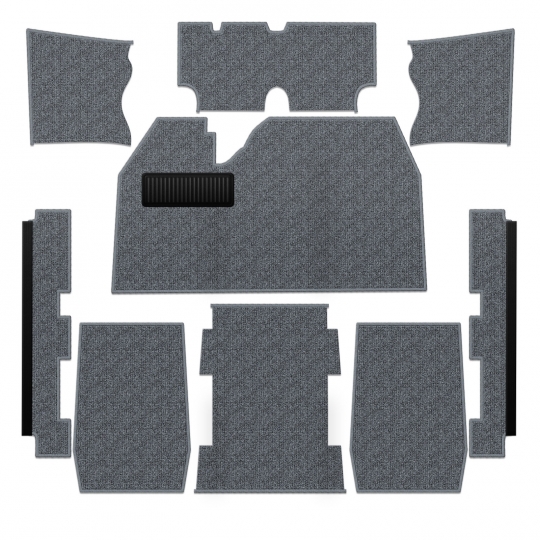 34-F1111-607 - 1973-1977 VW Beetle Sedan Carpet Kit - Front - NO