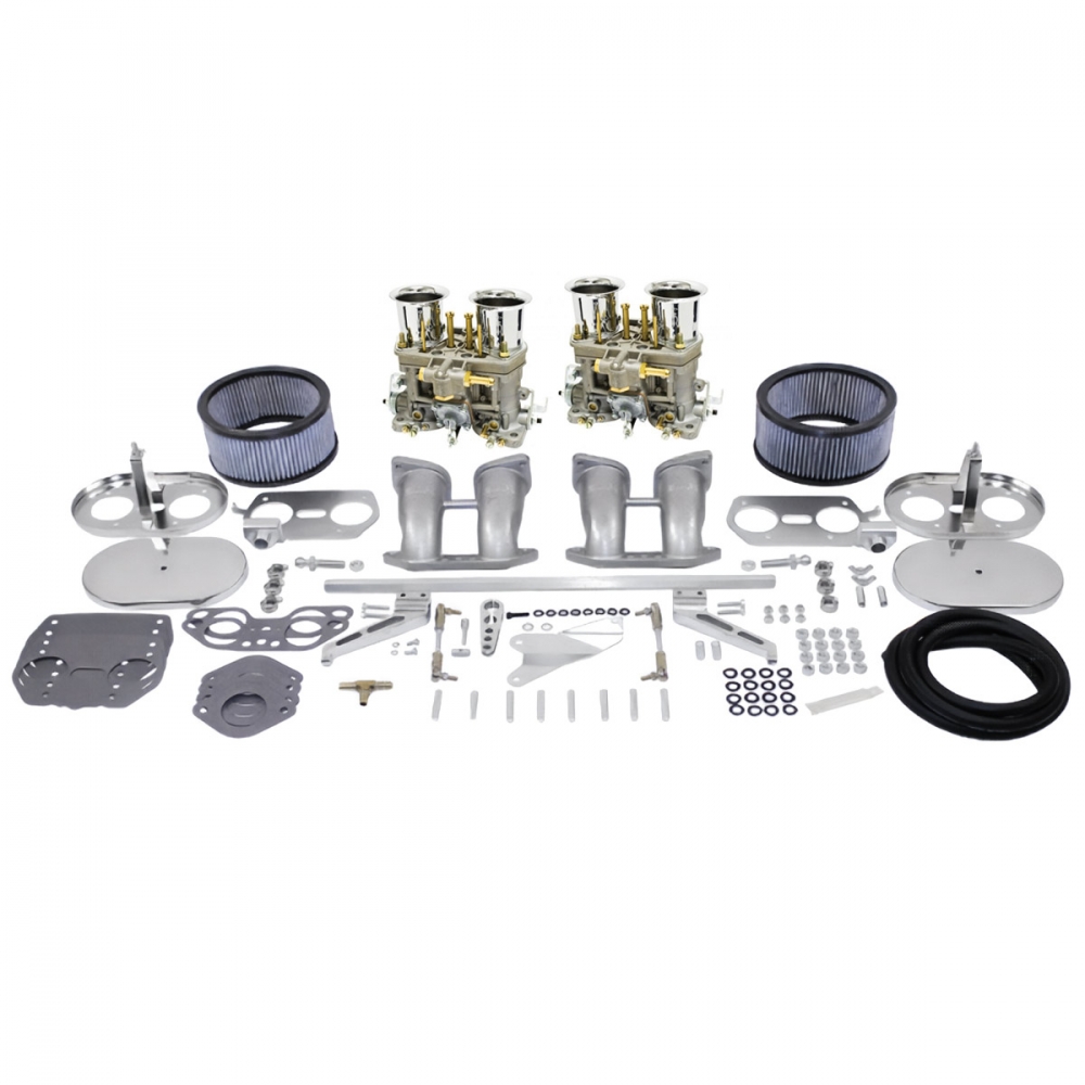 47-7295 - EMPI Dual VW Carburetor Kit - 44 HPMX - Type 2 & 4