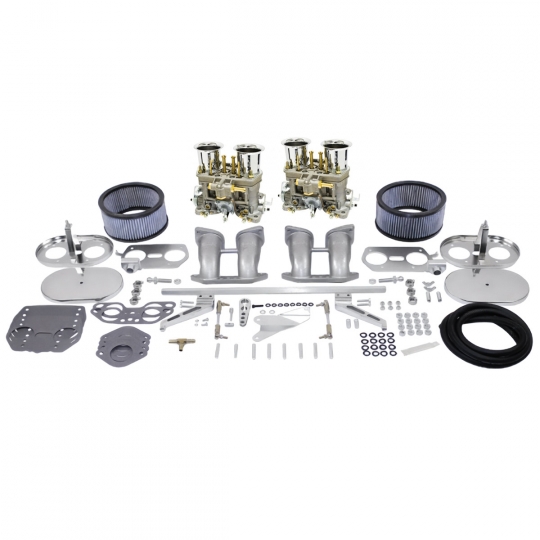 EMPI Dual VW Carburetor Kit - 44 HPMX - Type 2 & 4 Engines - Bus 1972-1979