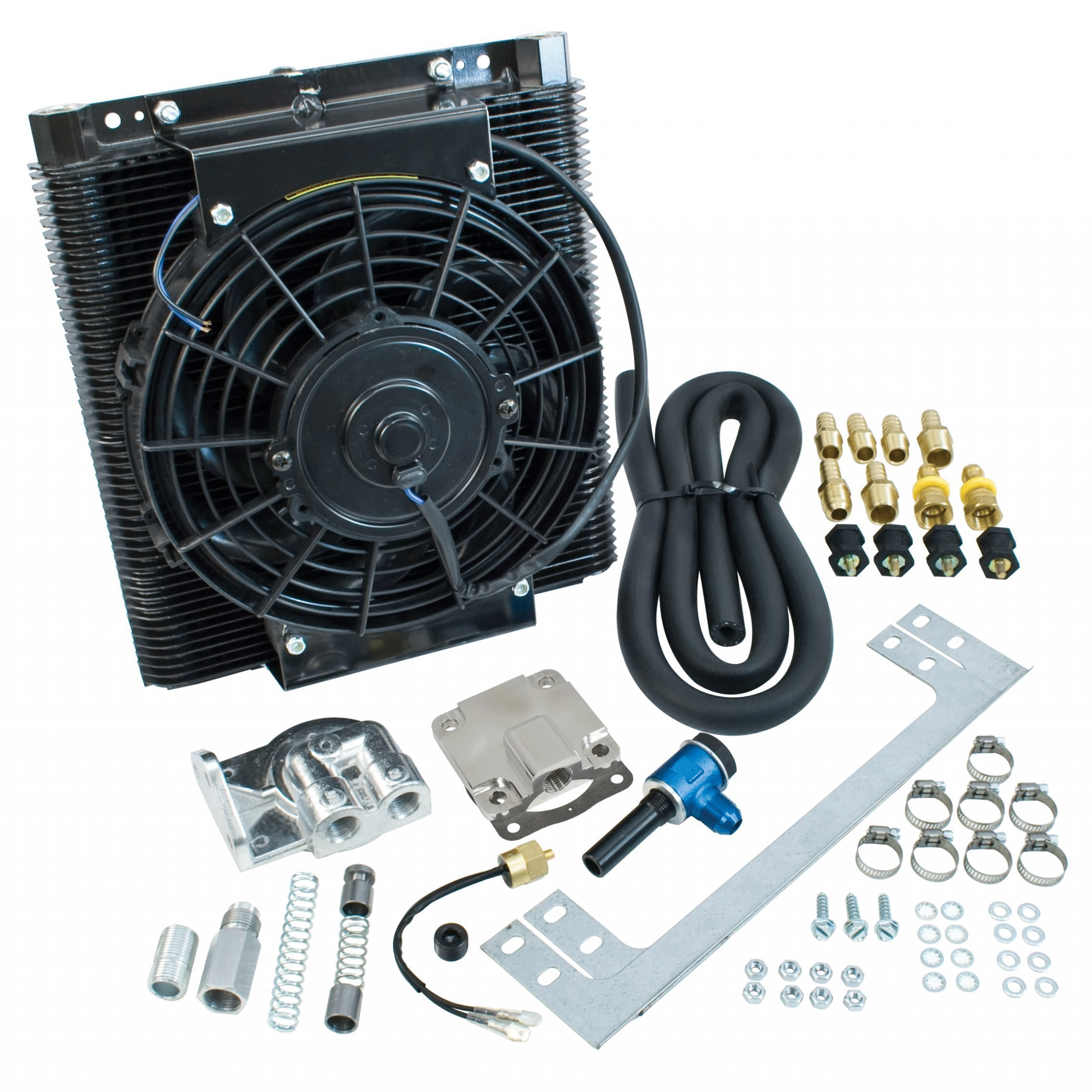 EMPI VW Oil Cooler Kit - Bolt On - Full Flow - (retains stock cooler)