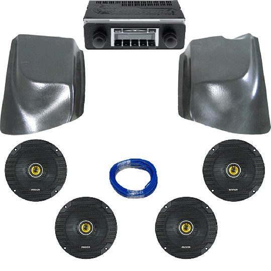 VW-Stereo-Kit-1956-74-Ghia-Kicker - Kicker 1956-74 VW Karmann Ghia