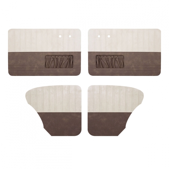 11-1150 - 1956-64 VW Bug Sport Door Panels - Flat - Full Set