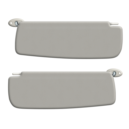 21-3014 - 1961-1973 VW Type 3 Sun Visors - Pair - Off-White Vinyl