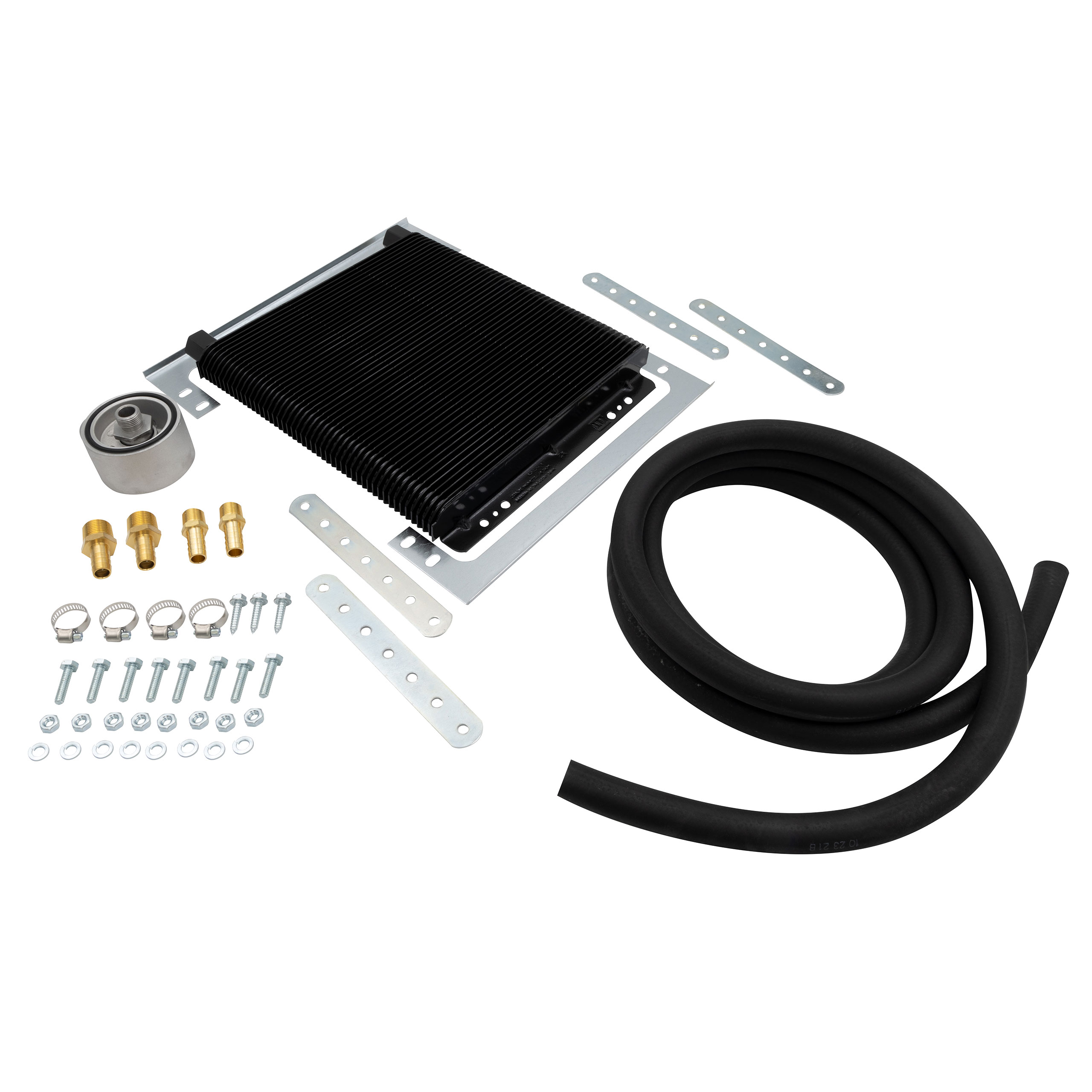 EMPI Universal Oil Cooler Kit - Competition - 48 Plate - with Sandwich Adapter