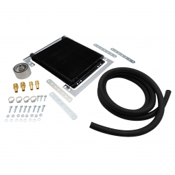 EMPI Universal Oil Cooler Kit - Competition - 48 Plate - with Sandwich Adapter