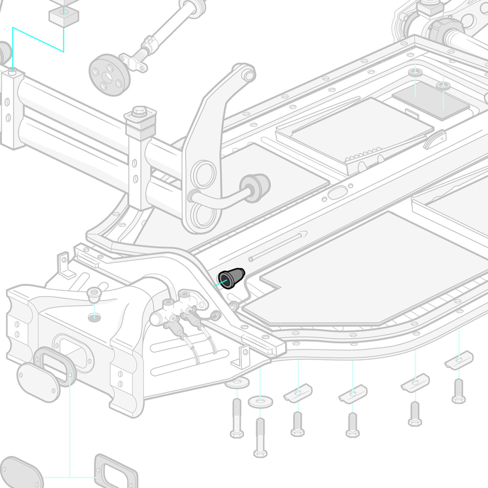 113-195 - VW Master Cylinder Plunger Boot - 1954-79 Beetle