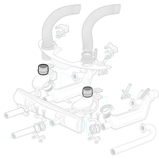 113255165 - VW Connection Pipe - Fresh Air Hose to Heater