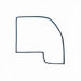 1968-1979 VW Bus Door Seal - Right - Brazilian