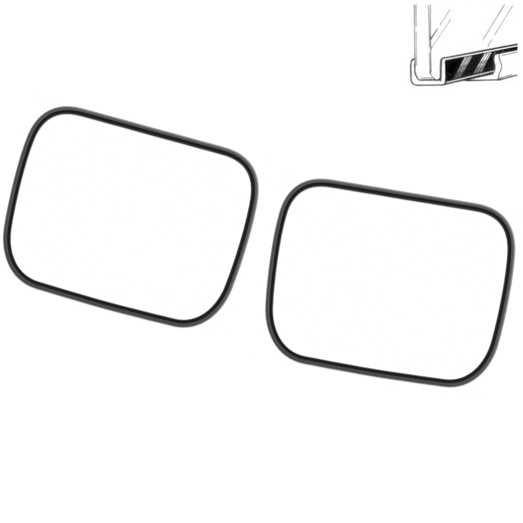 VW Safari Windshield Seals - Inner Glass to Frame - Bus 1955-1967 - Pair