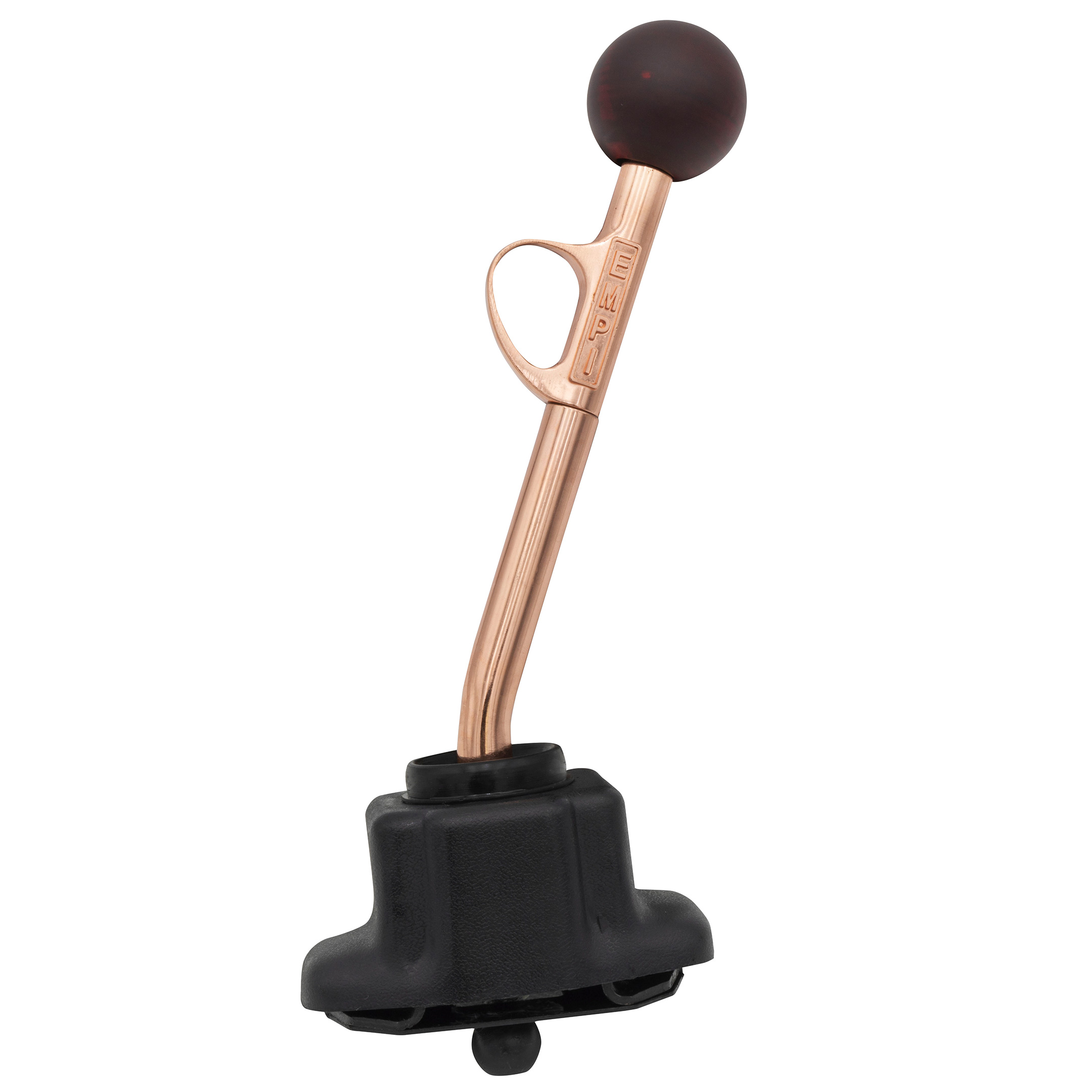 EMPI VW Trigger Shifter - Copper Plated with Rosewood Shift Knob - Short - All Type 1