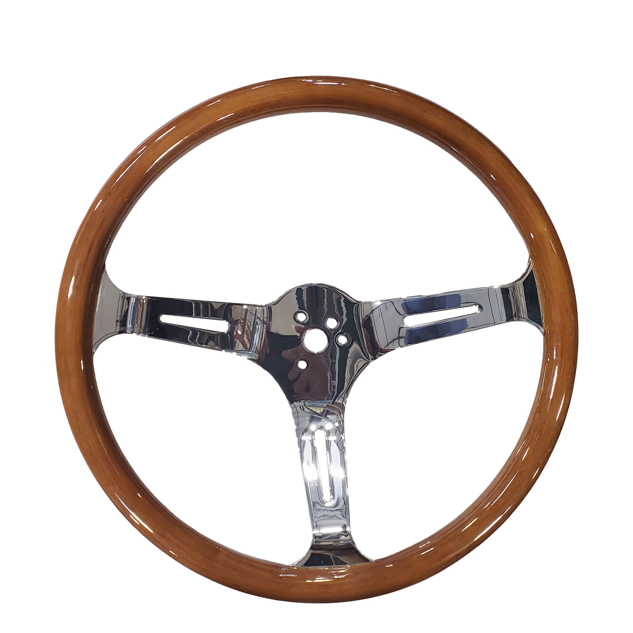 EMPI VW Steering Wheel Kit - Includes Adapter - Classic Light Wood