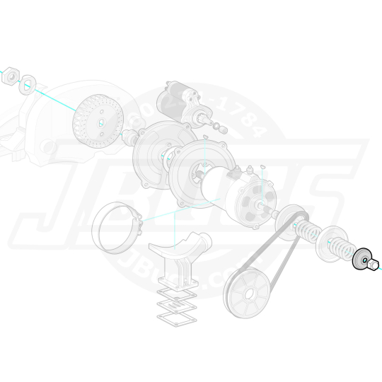 小物 _mark.n Front & Rear Side Marker Chrome Screw Set GW 1974-1991