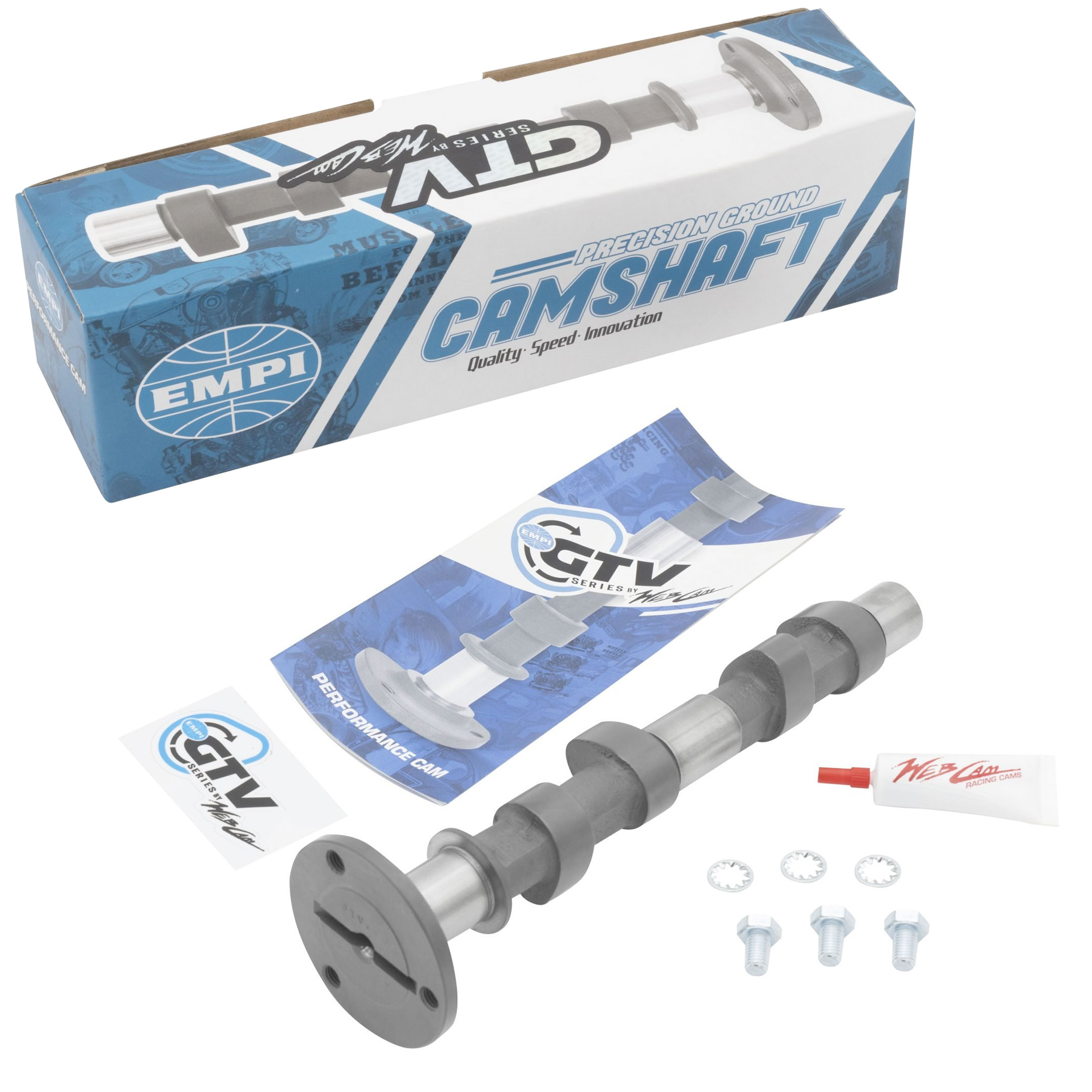 EMPI - Web-Cam GTV-86B VW Performance Camshaft - Type 1 - 1300-1600 - for 1.4 or 1.5 Rockers