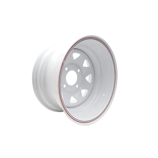 10-1005 - VW Wheel 4 Lug White 8 Spoke Steel - 4x130 - 15
