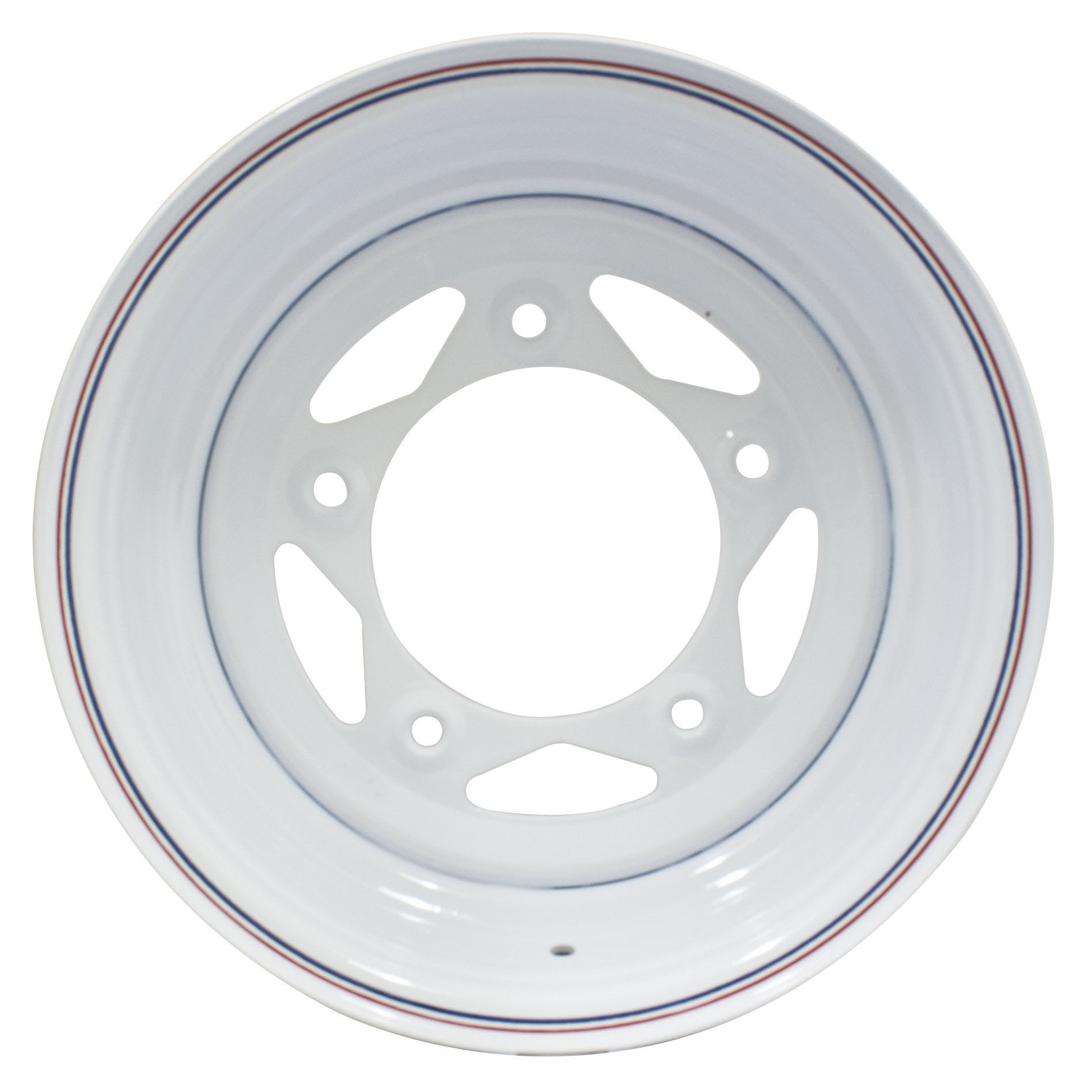 VW Wheel - 5 Lug - White Spoke Steel - 5x205 - 15