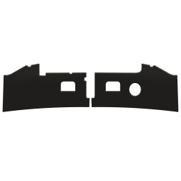 1968-1970 VW Bus & Crew Cab Kick Panels - Front - Vinyl