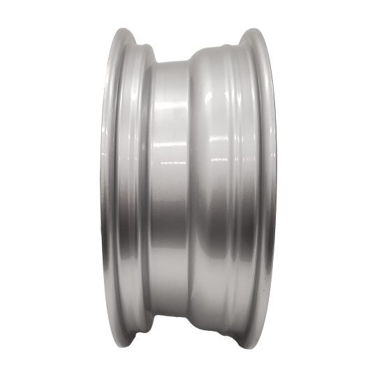 11002-1-4 - Set of 4 JBugs 8 Spoke VW Wheel - Silver with Polished