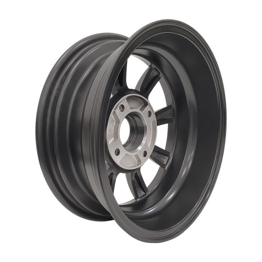 11005-1-4 - Set of 4 JBugs 8 Spoke VW Wheel - Satin Black - 15x5.5