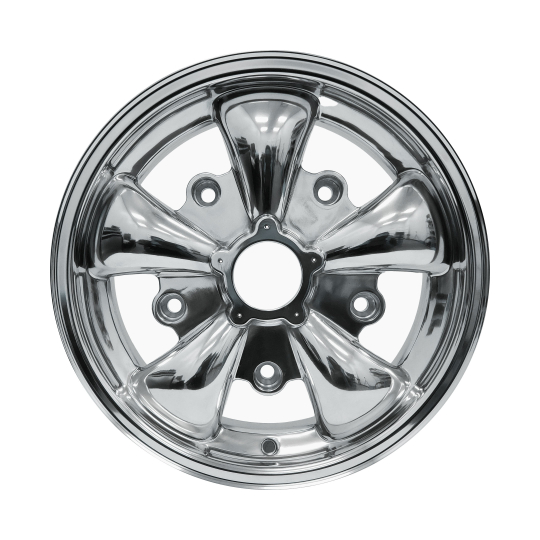 11009-1 - JBugs 5 Spoke VW Wheel - Fully Polished - 15x5.5 - 5x205