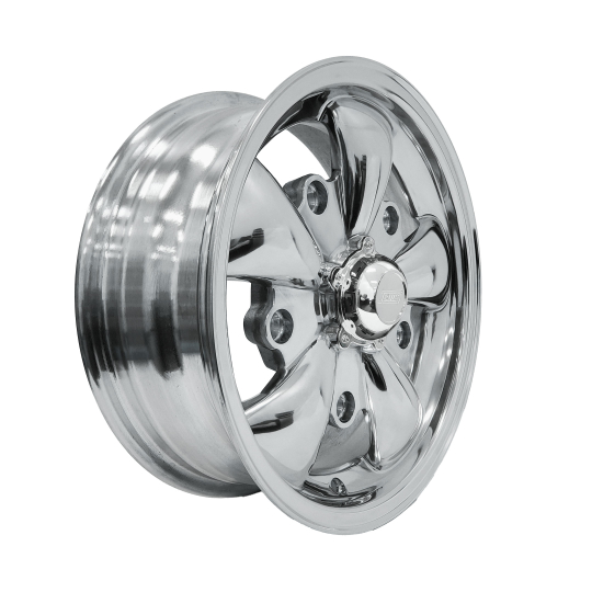 11009-1 - JBugs 5 Spoke VW Wheel - Fully Polished - 15x5.5 - 5x205