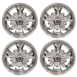 Set of 4 JBugs 5 Spoke VW Wheel - Chrome - 15x5.5 - 5x205