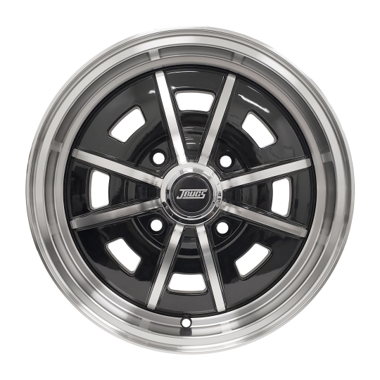 11015-1-4 - Set of 4 JBugs Sprint Star Wheels - Black with