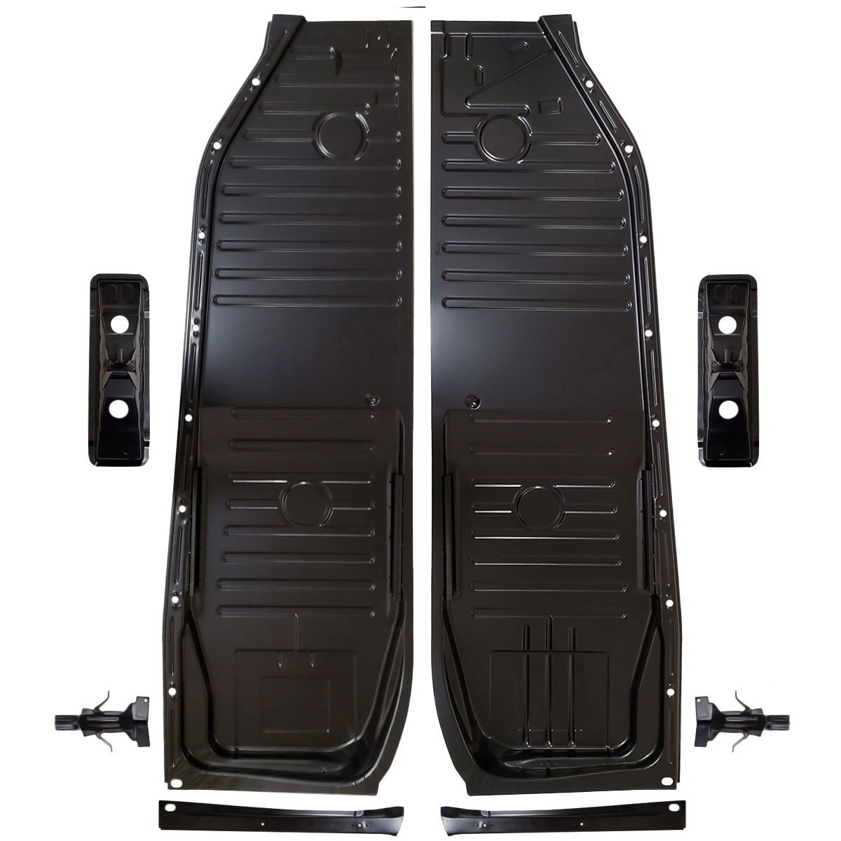 VW Premium Floor Pans - Left & Right - 1973-77 Beetle - 1973-79 Super Beetle