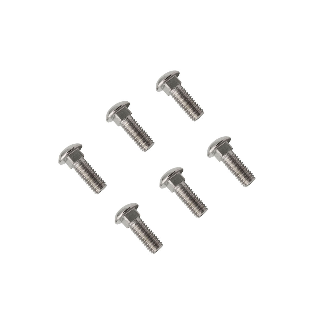 VW Bumper Bolts - Chrome - 6 Pack - 1968-73 Beetle - 1971-73 Super Beetle