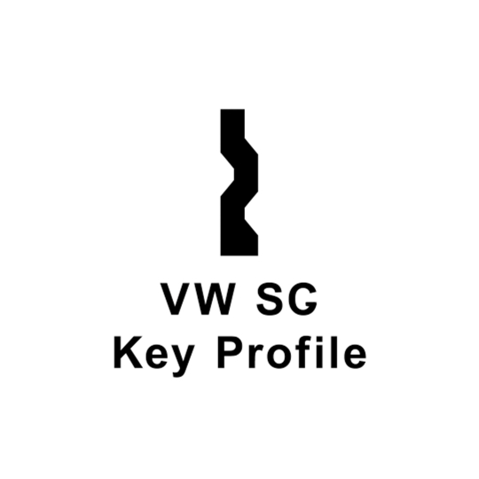 111837219ASG - VW Key Blank - SG Profile - Beetle 1954-59 - Ghia 56-67