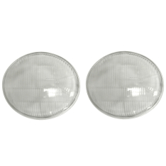 VW Fluted Euro Headlight Lenses - 1955-67 Bus - Pair
