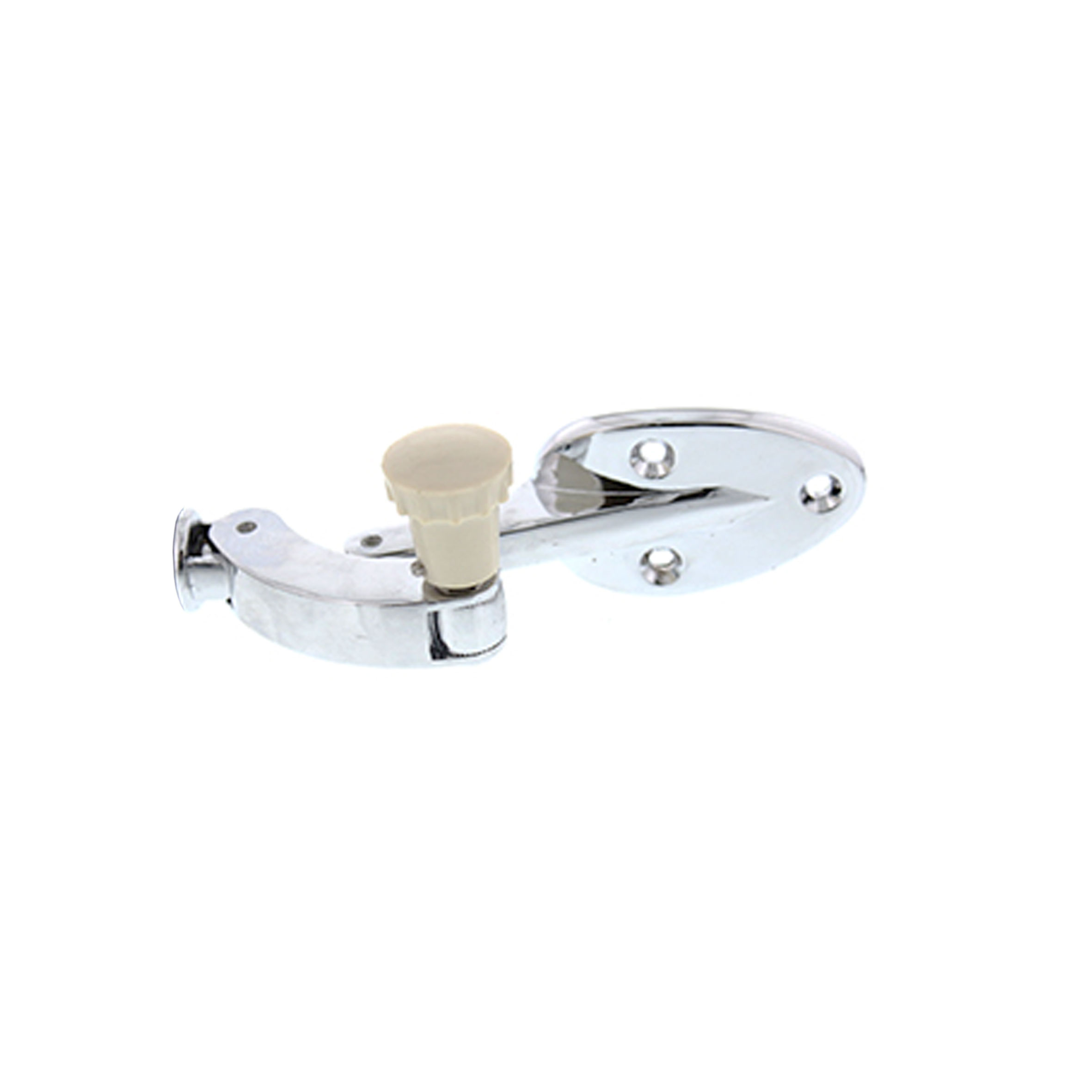 VW Pop-Out Window Latch - Off-White Knob - Right - 1965-1977 Beetle