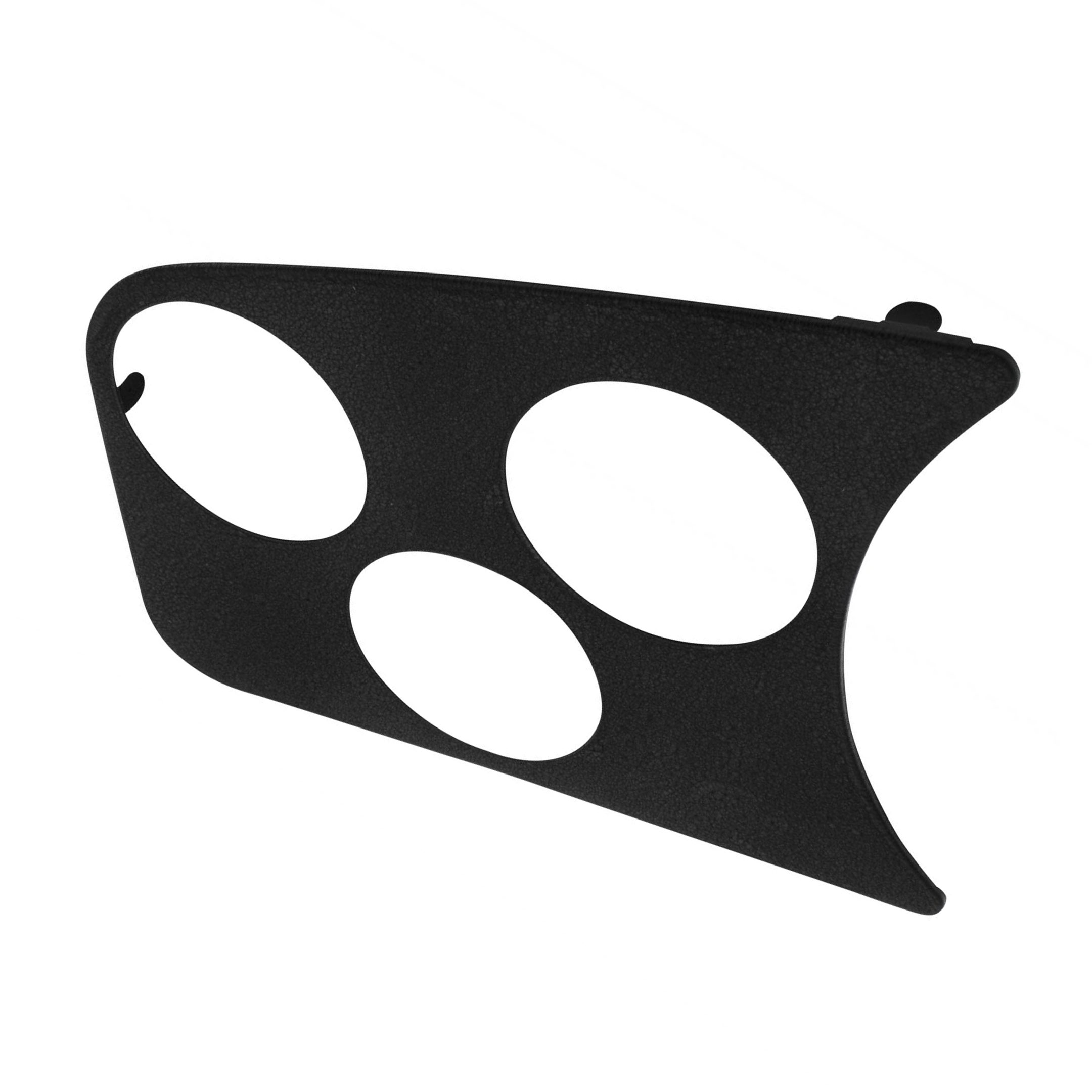 VW Dash Panel - 3 Gauge Holes - Left - Black - 1958-77 Beetle - 1971-72 Super Beetle