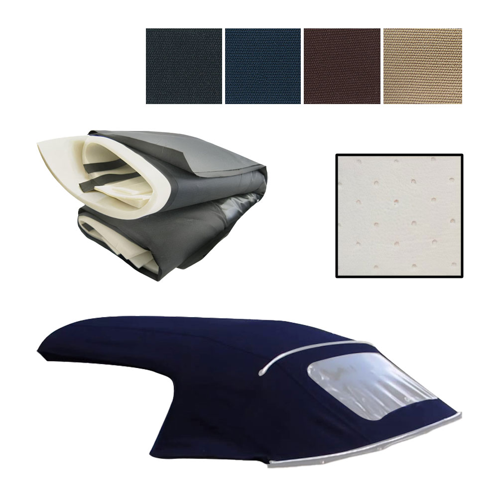 VW Karmann Ghia Convertible Top Kit- Color Stayfast Canvas