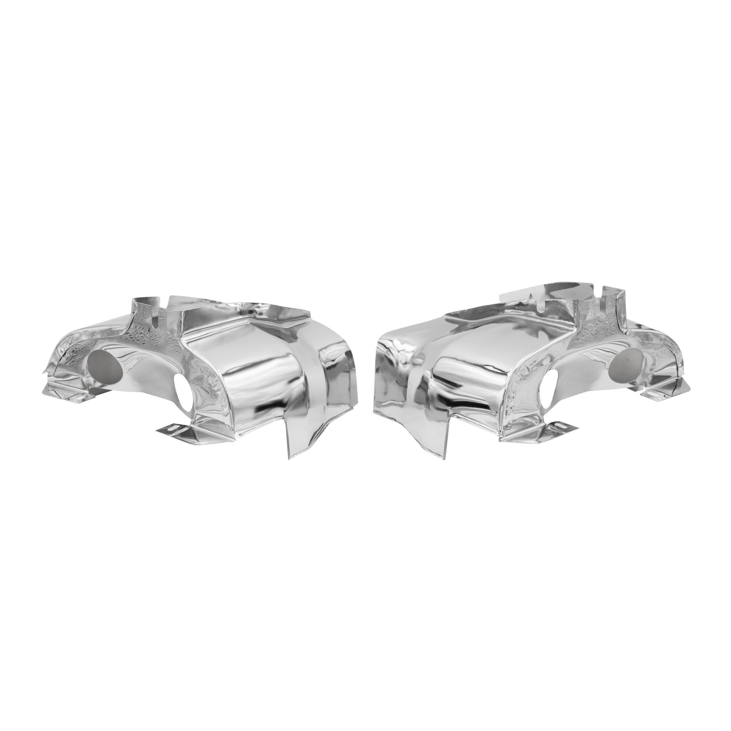 VW Cylinder Tin - Dual Port - Off Road - Chrome