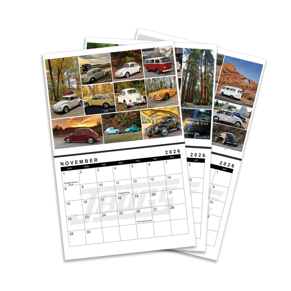 フラットヘッド　カレンダー CALENDAR2026 - JBUGS 2026 Calendar