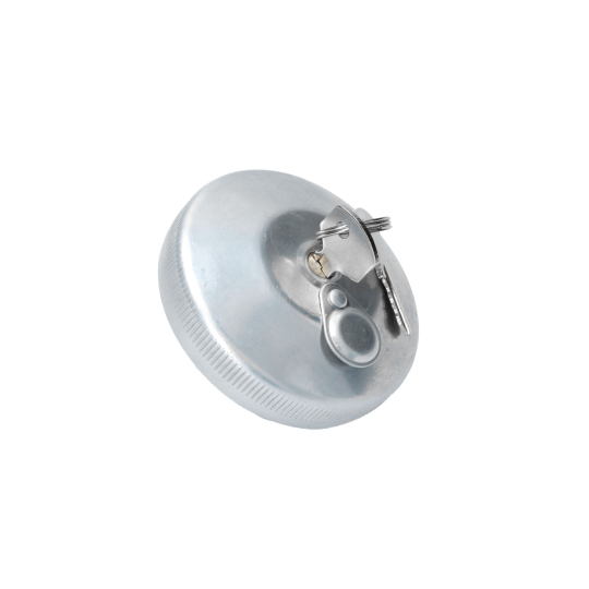 Heavy Duty Gas Cap With Cork Seal For Volkswagen T2 Transporter Bus 1961-1971 – Silver, 343201551