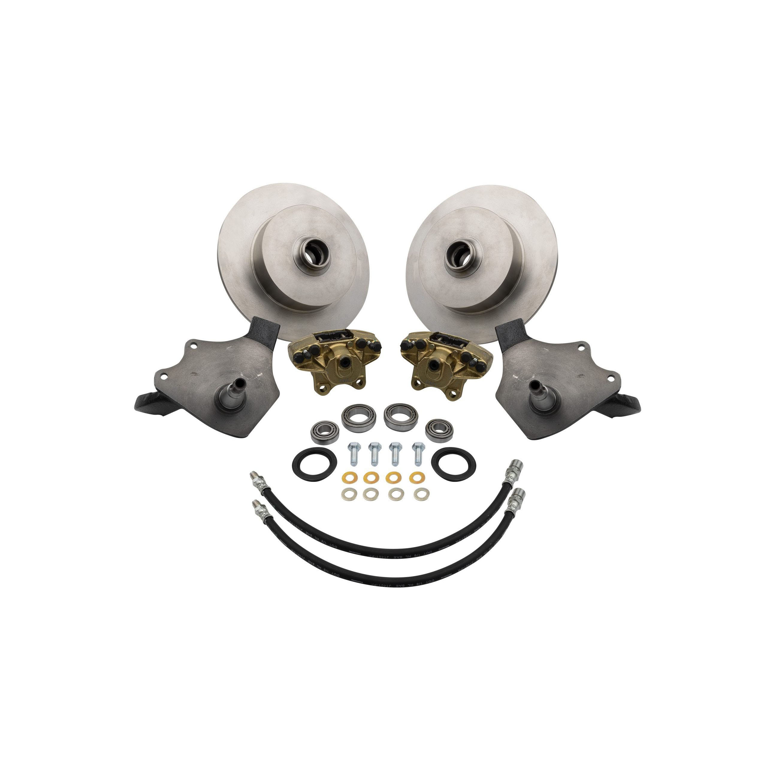 EMPI 1966-1977 VW Beetle & Karmann Ghia Disc Brake Conversion Kit - Front - Drop Spindles - Blank