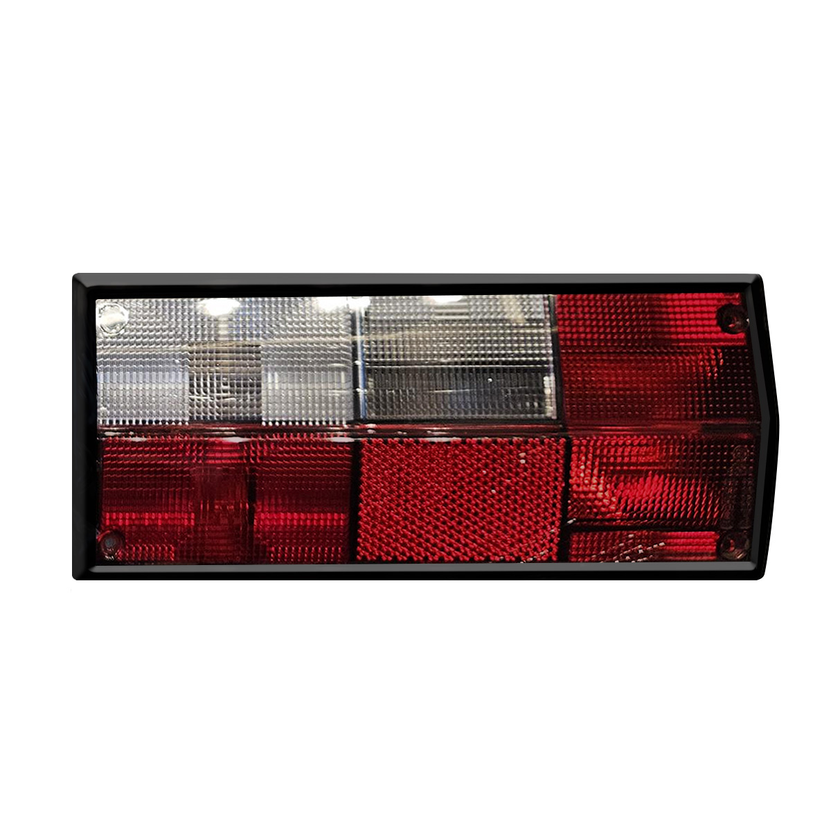 1980-1991 Vanagon Tail Light Lens - Red/White - For Hella Socket - Left