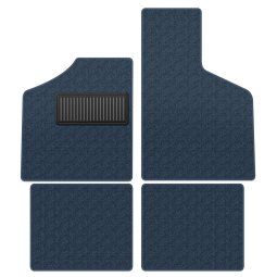 1962-1973 VW Type 3 Floor Mats - 4 Pieces - Color Carpet