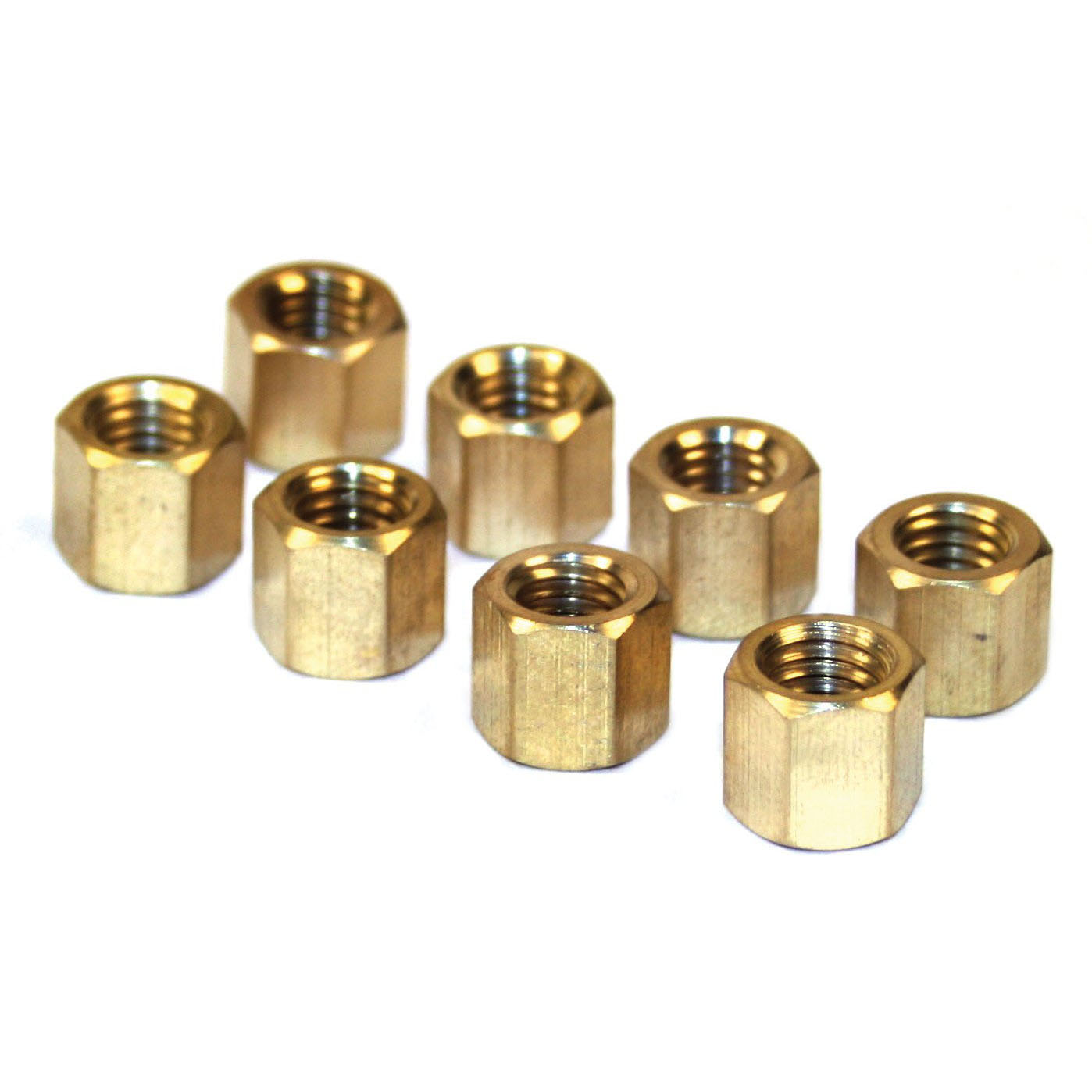 8x1.25mm-Small-Diameter-Brass-Nuts,-8-Pieces