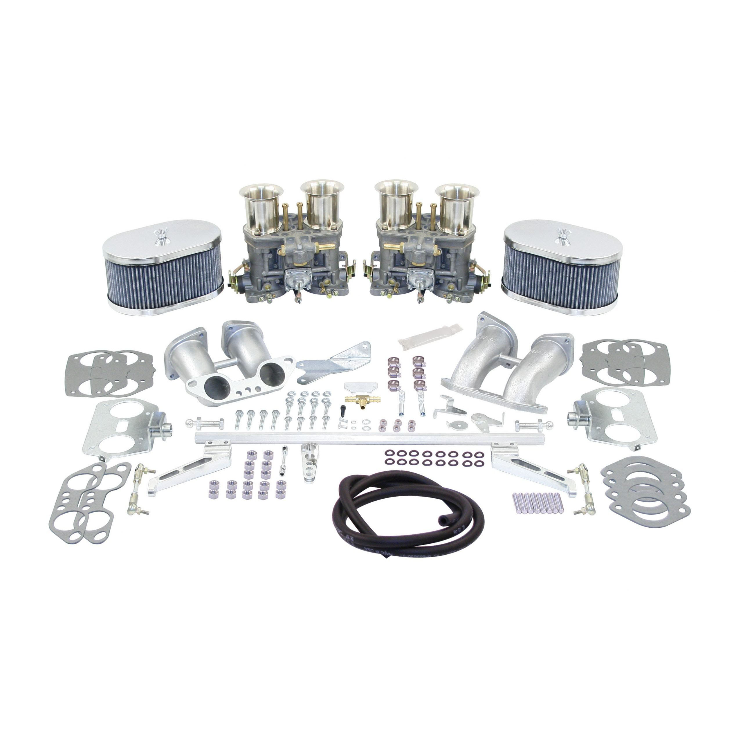 VW Dual Carburetor Kit - Weber 44 IDF - 2000cc w/ Air Cleaners