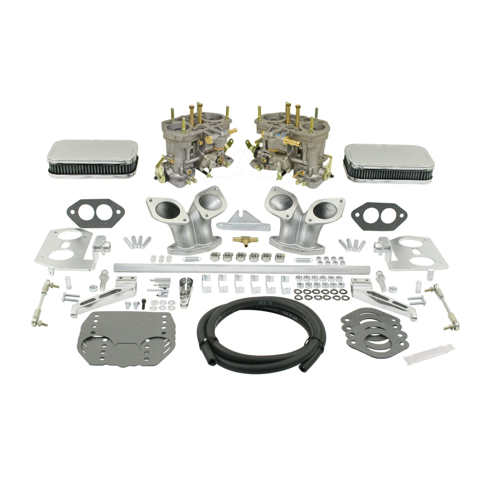 極東 インマニ付 WEBER 40DCOE18 ツインキャブ スカイライン 43-7341 - EMPI Dual VW Carburetor Kit - Weber 40IDF - Type 3 Dual Port