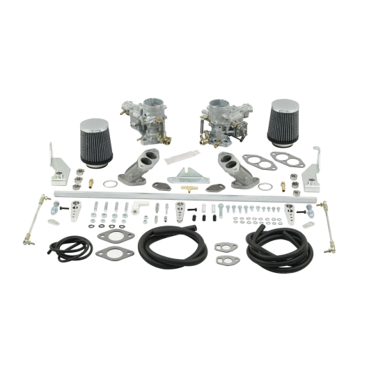 43-7411 - VW Dual Carburetor Kit - Weber 34 ICT - T1 Dual Port