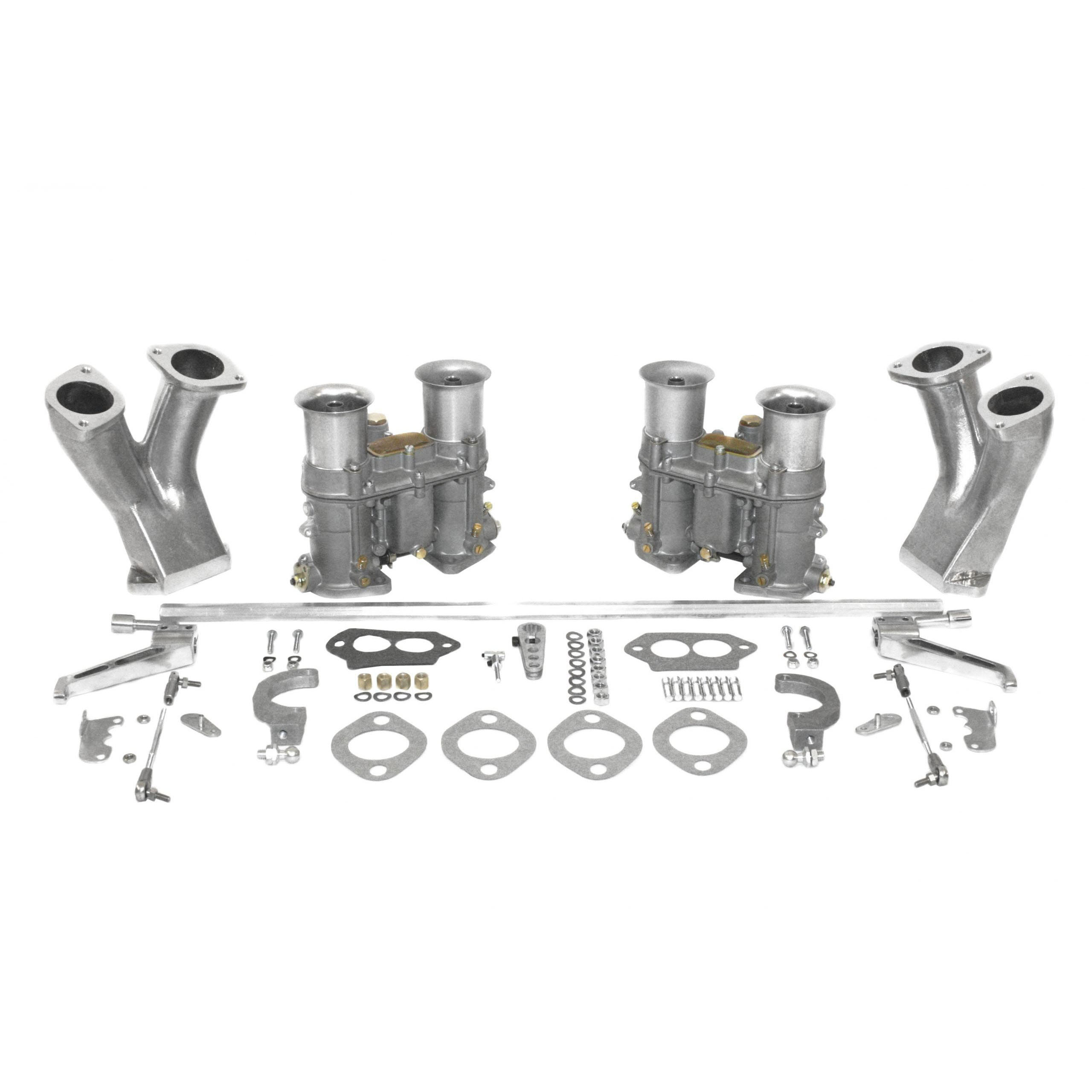 EMPI Dual VW Carburetor Kit - EPC-48 - Type 1 w/ Standard Manifold (Hex Bar Linkage)