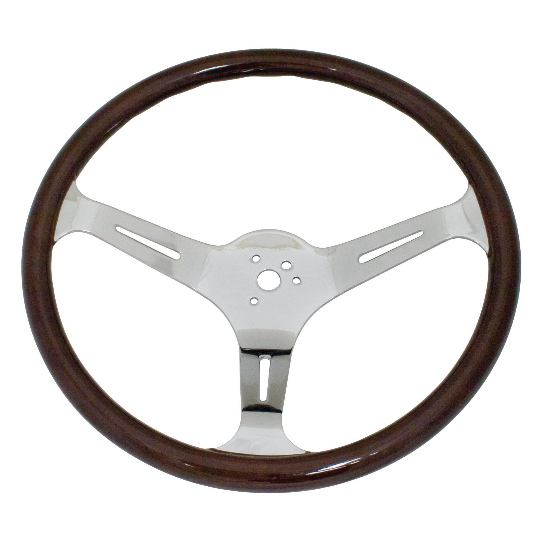 EMPI VW Steering Wheel - Classic Dark Wood