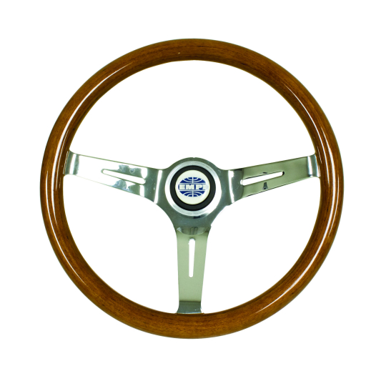 79-4026-7 - EMPI VW Steering Wheel - Fat Grip - Classic Light Wood 79-4026-7 - EMPI VW Steering Wheel - Fat Grip - Classic Light Wood